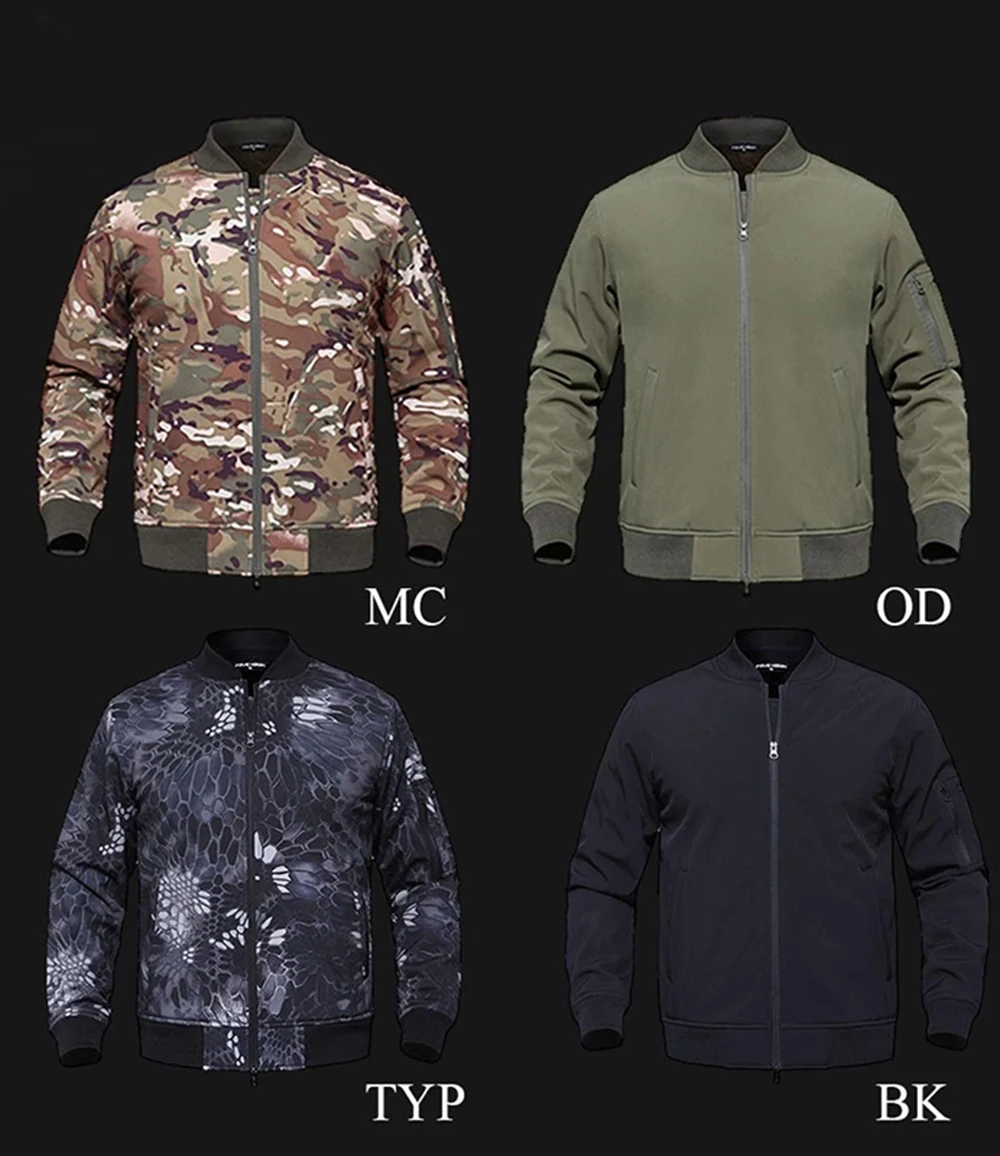 New men's spring jacket jacket waterproof coat military camouflage pilot jacket men's windbreaker thick warm men's army coat
New men's spring jacket jacket waterproof coat military camouflage pilot jacket men's windbreaker thick warm men's army coat
