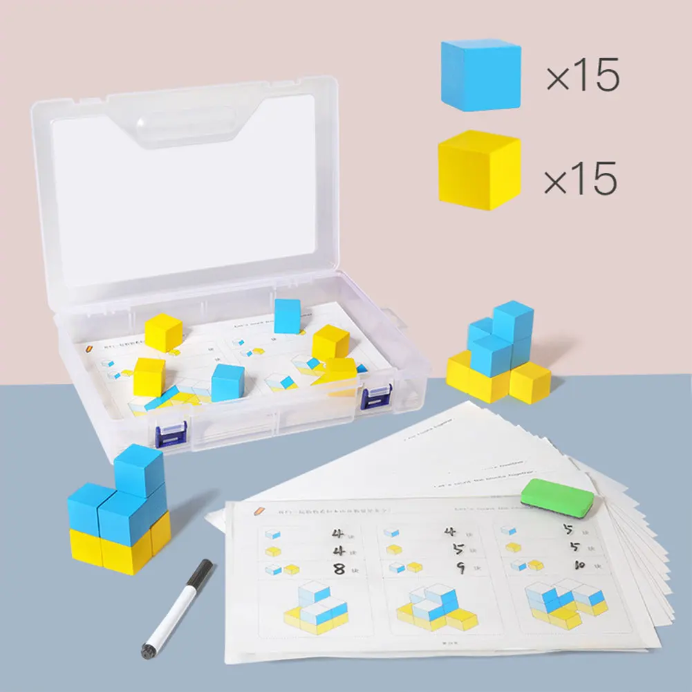 Wooden Building Blocks Cubes Set Square Painted Wood Beech Blocks Kit For Children Puzzle Making Early Education Montessori Toys
Wooden Building Blocks Cubes Set Square Painted Wood Beech Blocks Kit For Children Puzzle Making Early Education Montessori Toys