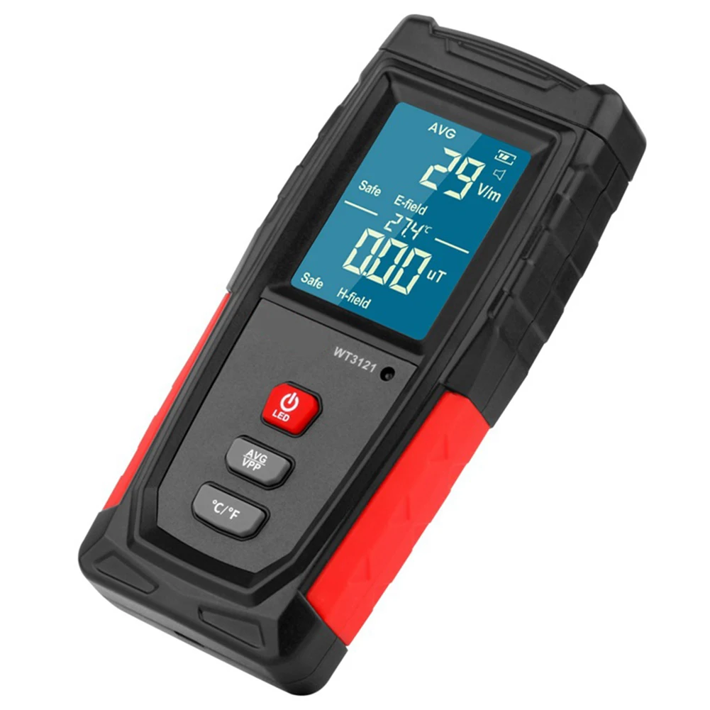 WT3121 Electromagnetic Field Radiation Detector Tester Emf Meter Handheld Portable Counter Emission Dosimeter Tester
WT3121 Electromagnetic Field Radiation Detector Tester Emf Meter Handheld Portable Counter Emission Dosimeter Tester