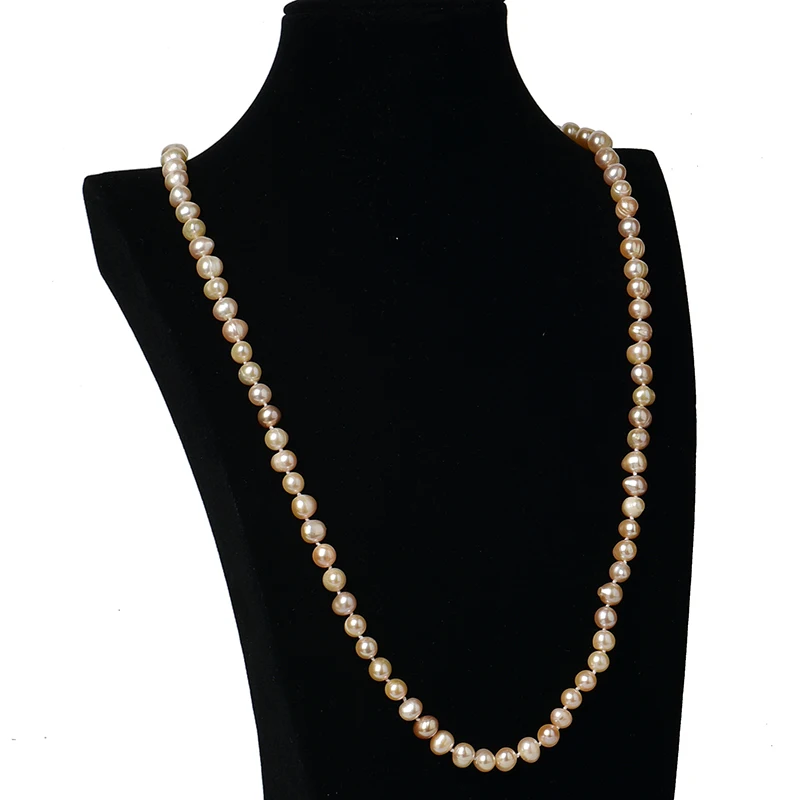 Orange 8-9mm Natural Pearl Necklace 34inches Chain Sweater chain long necklaces For Woman Engagement Wedding Party Jewelry
Orange 8-9mm Natural Pearl Necklace 34inches Chain Sweater chain long necklaces For Woman Engagement Wedding Party Jewelry