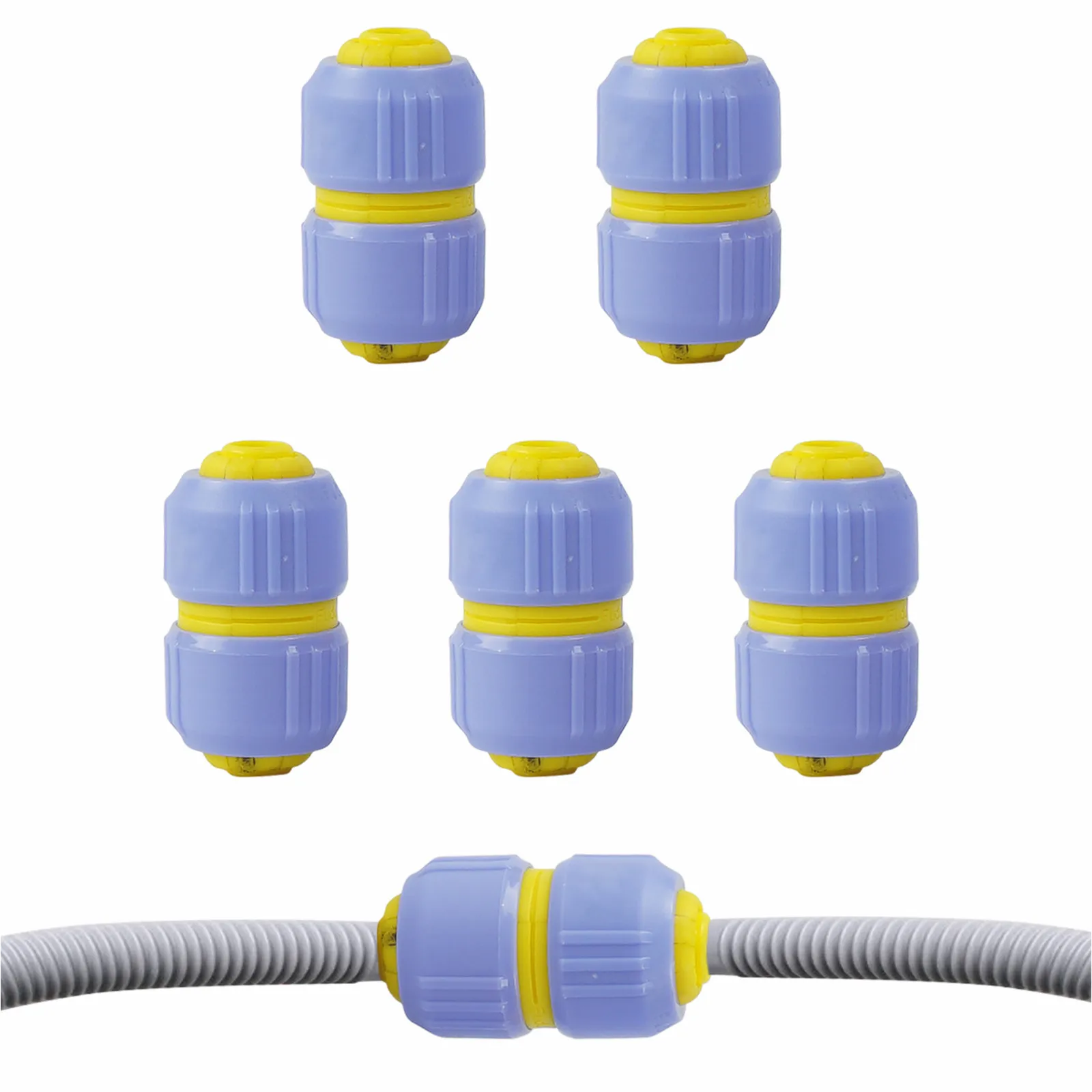 

5 Quick Connector Watering Hose Pipe Tube Adapter Water Tap Splitter Irrigation Agriculture Water Connector Water Control Valve