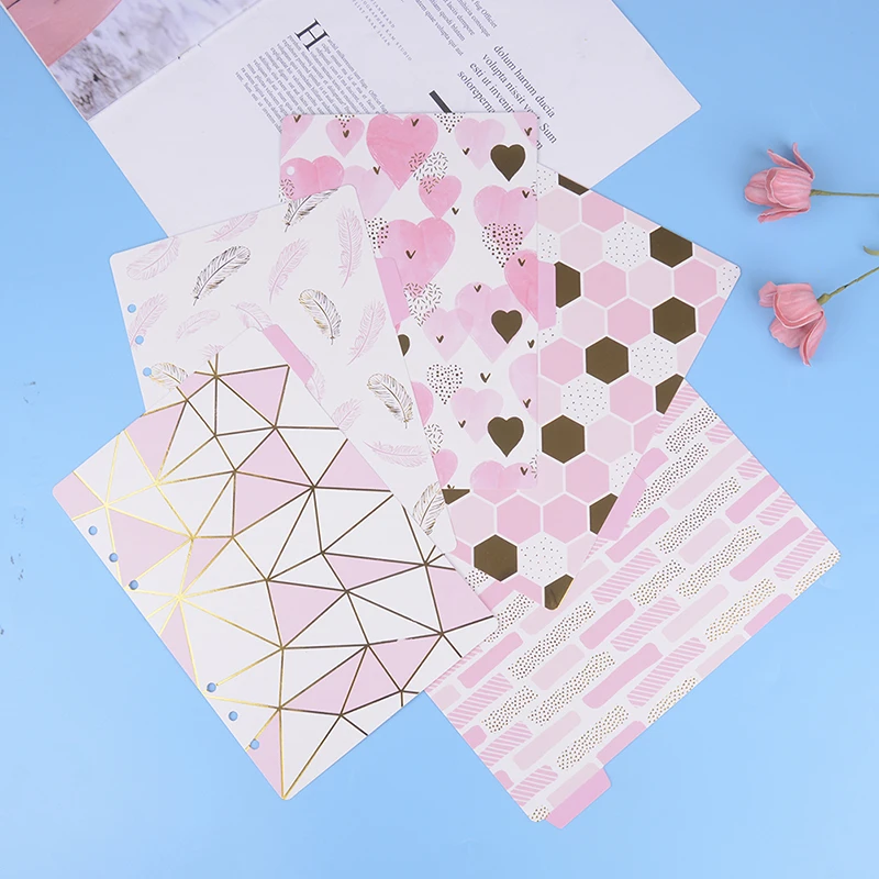 5pcs A5 Creative 6hole Hand Account Index Lable Filler For Binders Notebook Separate Page Separation Sheet 5 Sheets
5pcs A5 Creative 6hole Hand Account Index Lable Filler For Binders Notebook Separate Page Separation Sheet 5 Sheets