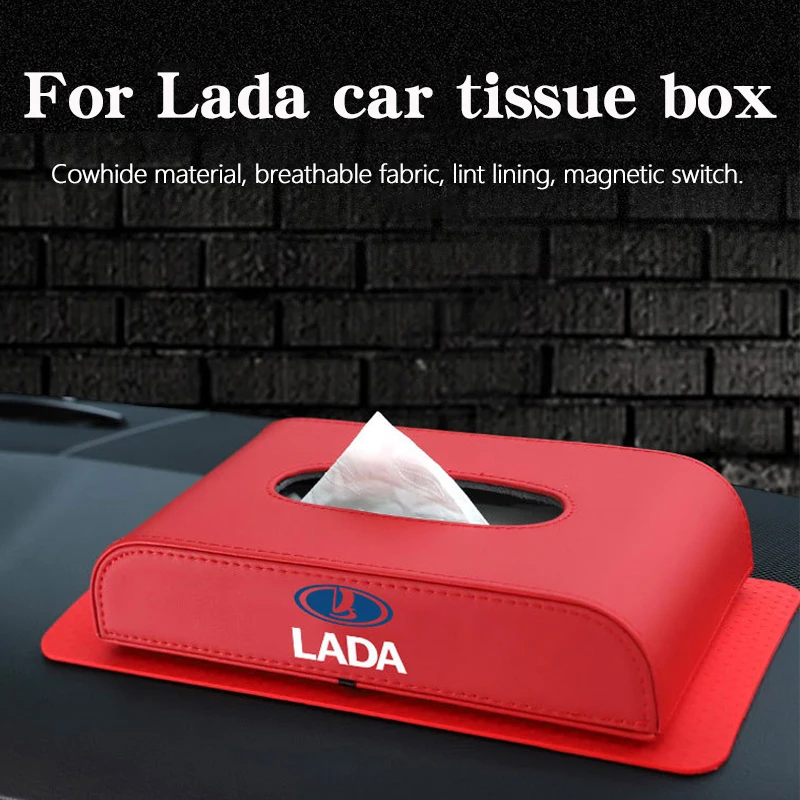 Tissue Box For Lada PU Car Holder Storage Tissue Storage Box Storage And Dustproof Tool Interior Supplies Accessories
Tissue Box For Lada PU Car Holder Storage Tissue Storage Box Storage And Dustproof Tool Interior Supplies Accessories