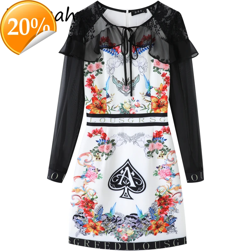 New 2021 Women Fashion Runway Summer Mini Dress Clothing Lateral Shell Letter Floral Print Women Party A-Line Clothing
New 2021 Women Fashion Runway Summer Mini Dress Clothing Lateral Shell Letter Floral Print Women Party A-Line Clothing
