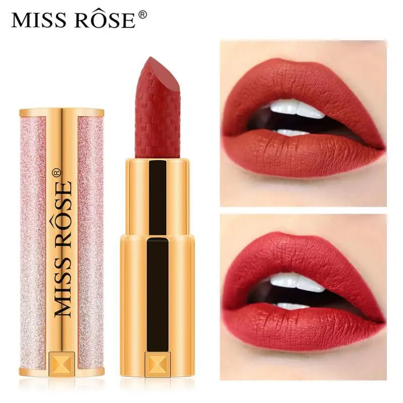 MISS ROSE Bright Star Lipstick Nude Long Lasting Glitter Lipstick Waterproof Lip Balm Sexy Lip Makeup Lip Stick TSLM2 
MISS ROSE Bright Star Lipstick Nude Long Lasting Glitter Lipstick Waterproof Lip Balm Sexy Lip Makeup Lip Stick TSLM2