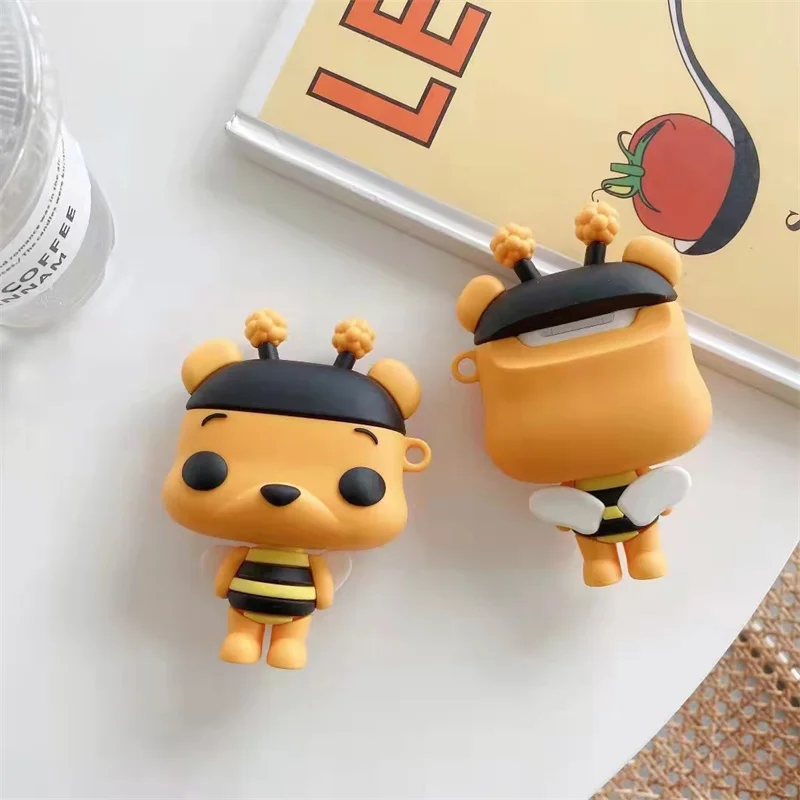 Cute Little Bee Silicone Headset Protective Cover for New Air Pod 3 Pro 3D Cute Cartoon Animals Element for Airpods Case
Cute Little Bee Silicone Headset Protective Cover for New Air Pod 3 Pro 3D Cute Cartoon Animals Element for Airpods Case