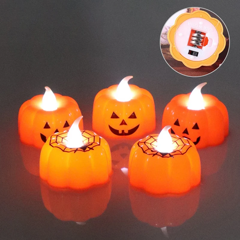 1PCS Pumpkin Light Electronic Flameless Candle Halloween Light Lamp Decoration Props
1PCS Pumpkin Light Electronic Flameless Candle Halloween Light Lamp Decoration Props