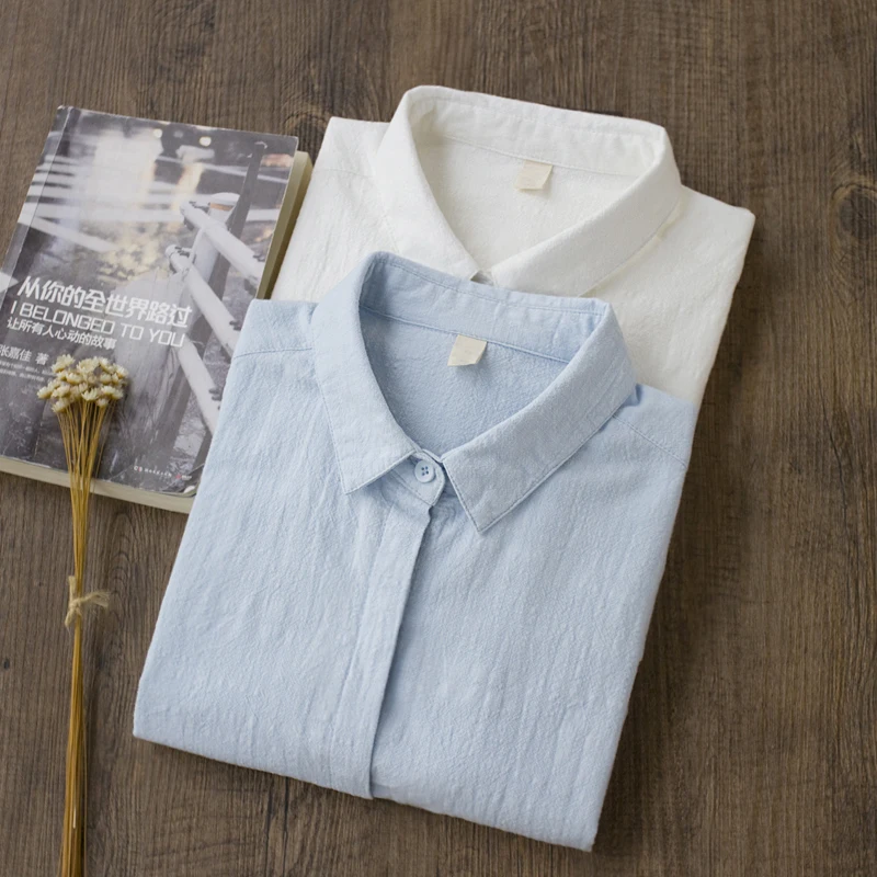 100% Cotton Blouse White Shirt Women 2021 Ladies Office Shirts Formal & Casual Notched Cotton Blouse Fashion Blusas Femininas
100% Cotton Blouse White Shirt Women 2021 Ladies Office Shirts Formal & Casual Notched Cotton Blouse Fashion Blusas Femininas