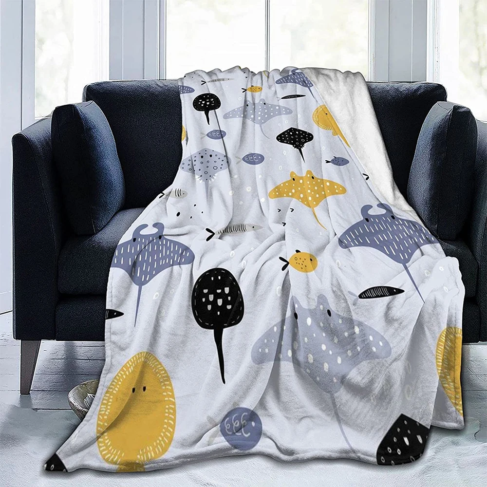 Cartoon Fish And Stingray Super Soft Super Soft Micro Fleece Blanket 3D Printing Blanket Light Blanket Super Soft Warm Blanket
Cartoon Fish And Stingray Super Soft Super Soft Micro Fleece Blanket 3D Printing Blanket Light Blanket Super Soft Warm Blanket