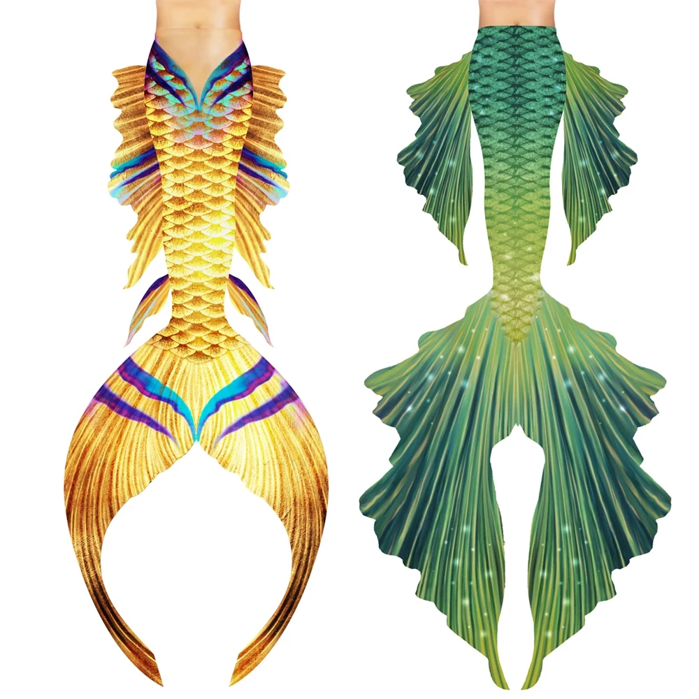 New Adult Kids Customize Swimable Mermaid Tails with Monofin for Swimming Bathing Suit 3 Piece Bikinis Set Mermaid Cosplay Wigs
New Adult Kids Customize Swimable Mermaid Tails with Monofin for Swimming Bathing Suit 3 Piece Bikinis Set Mermaid Cosplay Wigs