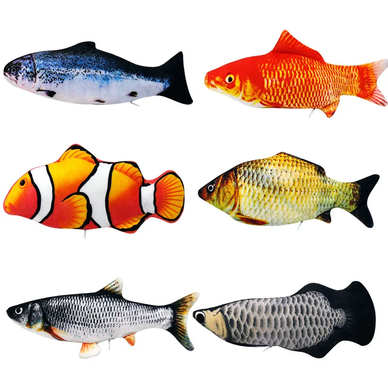 Moving Children's Toy Fish Swing Fish Simulation Electric Swimming Fish Can Sing Fake Fish Plush Charging Funny Cat Doll
Moving Children's Toy Fish Swing Fish Simulation Electric Swimming Fish Can Sing Fake Fish Plush Charging Funny Cat Doll