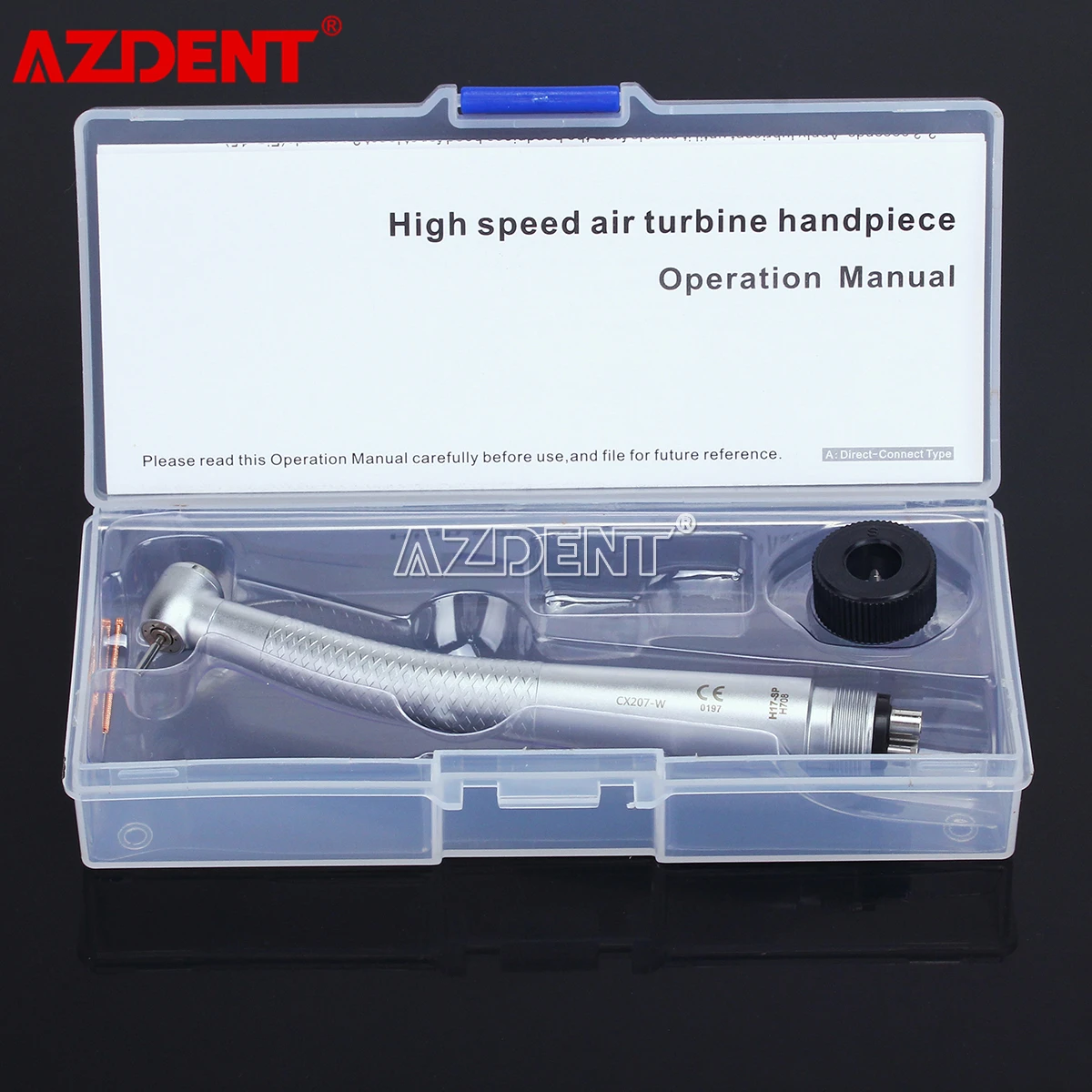 Dental High Speed Handpiece Standard Head Triple Water Way Spray Push Button CX207W-SP 4 Holes
Dental High Speed Handpiece Standard Head Triple Water Way Spray Push Button CX207W-SP 4 Holes