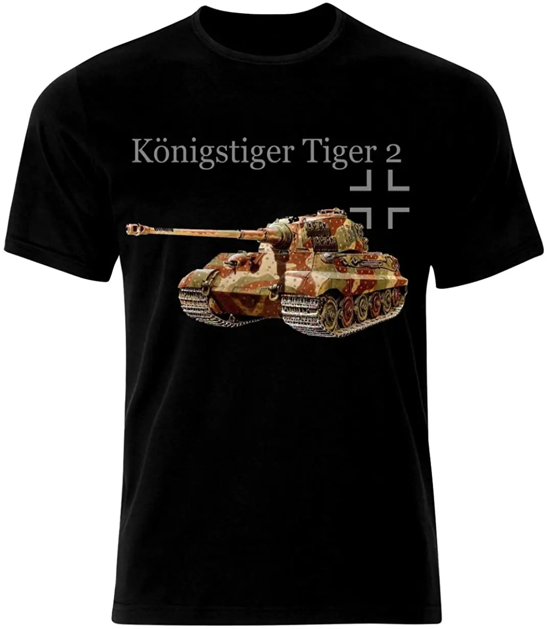 PzKpfw Tiger 2 Tank Panzer Armure Army War Wehrmacht T-Shirt Cotton O-Neck Short Sleeve Men's T Shirt Size S-3XL
PzKpfw Tiger 2 Tank Panzer Armure Army War Wehrmacht T-Shirt Cotton O-Neck Short Sleeve Men's T Shirt Size S-3XL