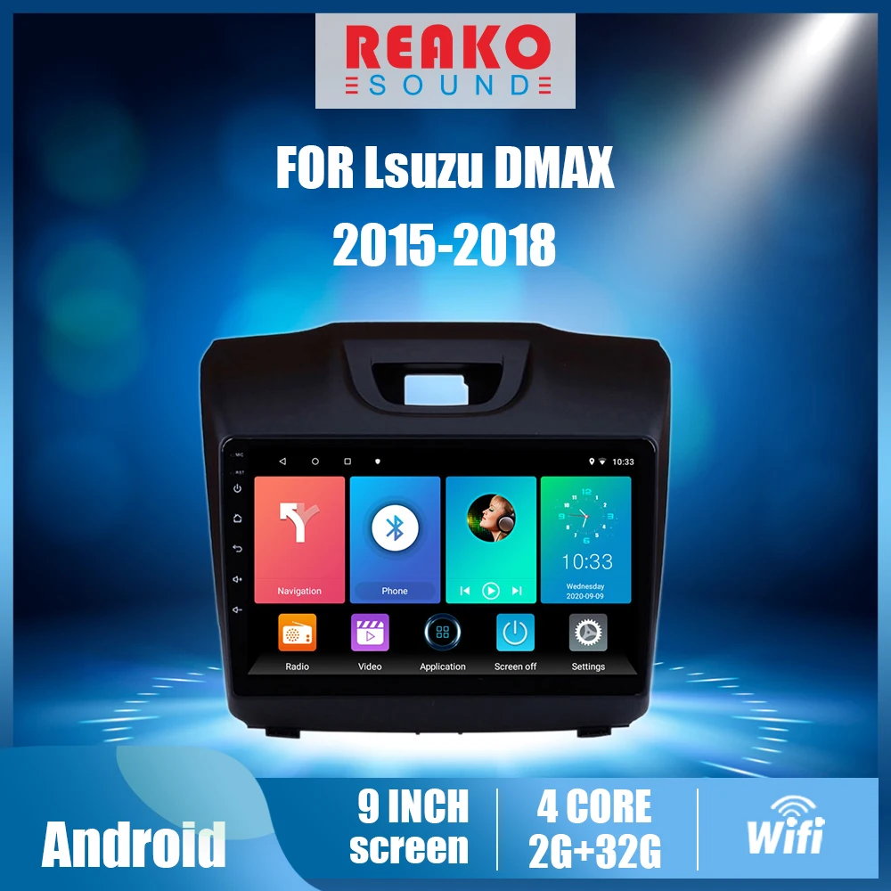 REAKOSOUND For Chevrolet S10 Isuzu DMAX 2015 2016 2017 2018 Android 8.1 9 inch Touch screen GPS Navigation Multimedia Player
REAKOSOUND For Chevrolet S10 Isuzu DMAX 2015 2016 2017 2018 Android 8.1 9 inch Touch screen GPS Navigation Multimedia Player