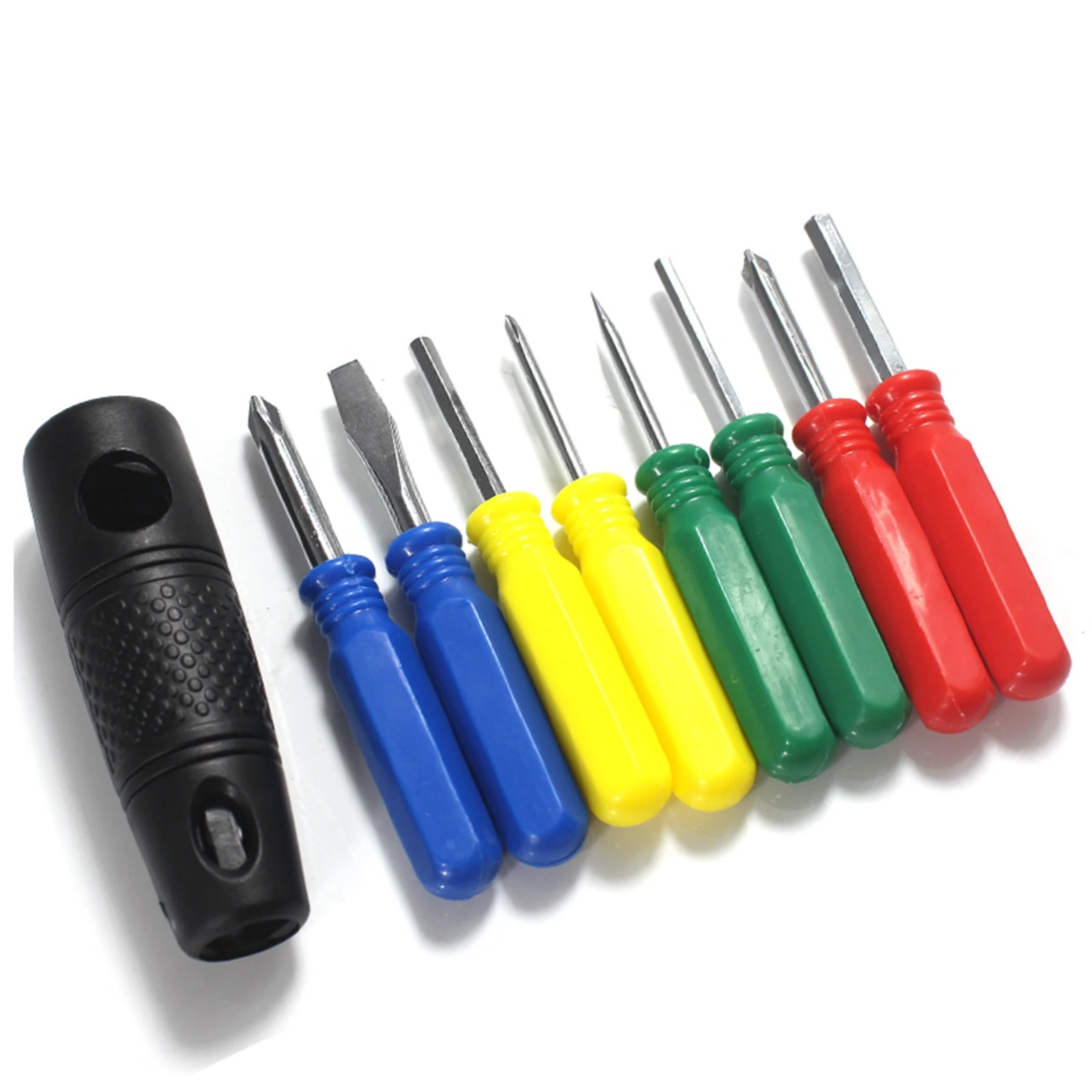 9 Pcs Insulated Screwdriver Set Multi-Bit Tools Screwdrivers Home Repair Kit Screw Driver Cross-Shaped Magnetic Bit Handle
9 Pcs Insulated Screwdriver Set Multi-Bit Tools Screwdrivers Home Repair Kit Screw Driver Cross-Shaped Magnetic Bit Handle
