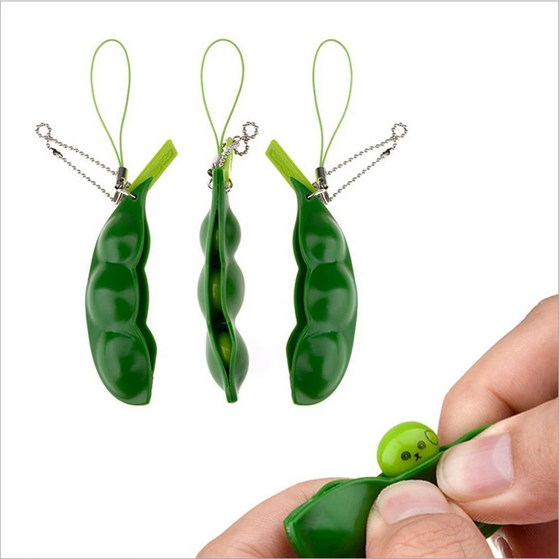 Infinite Squeeze Edamame Bean Toys Peas Beans Expression Chain Key Pendant Ornament Stress Relieve Decompression Toys antistress
Infinite Squeeze Edamame Bean Toys Peas Beans Expression Chain Key Pendant Ornament Stress Relieve Decompression Toys antistress