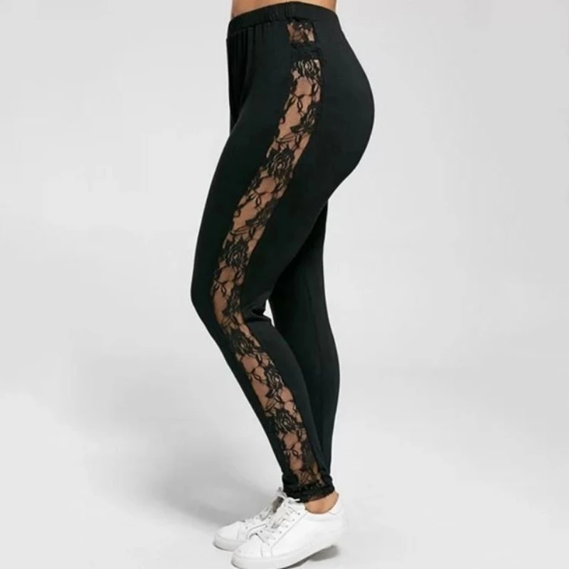 Woman Leggings High Waist Yoga Pants Women Mesh Lace Skinny Stretch Pencil Pants Black Sexy Seamless Leggings For Women 
Woman Leggings High Waist Yoga Pants Women Mesh Lace Skinny Stretch Pencil Pants Black Sexy Seamless Leggings For Women