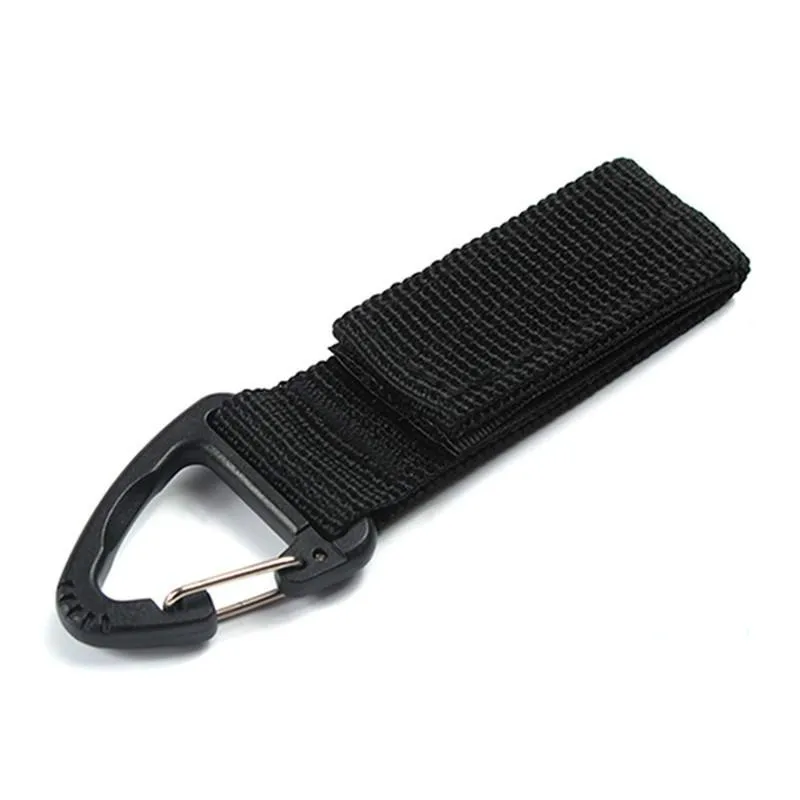 Outdoor carabiner strength nylon tactical backpack key hook webbing belt buckle hanging bag climbing accessories survival kit
Outdoor carabiner strength nylon tactical backpack key hook webbing belt buckle hanging bag climbing accessories survival kit
