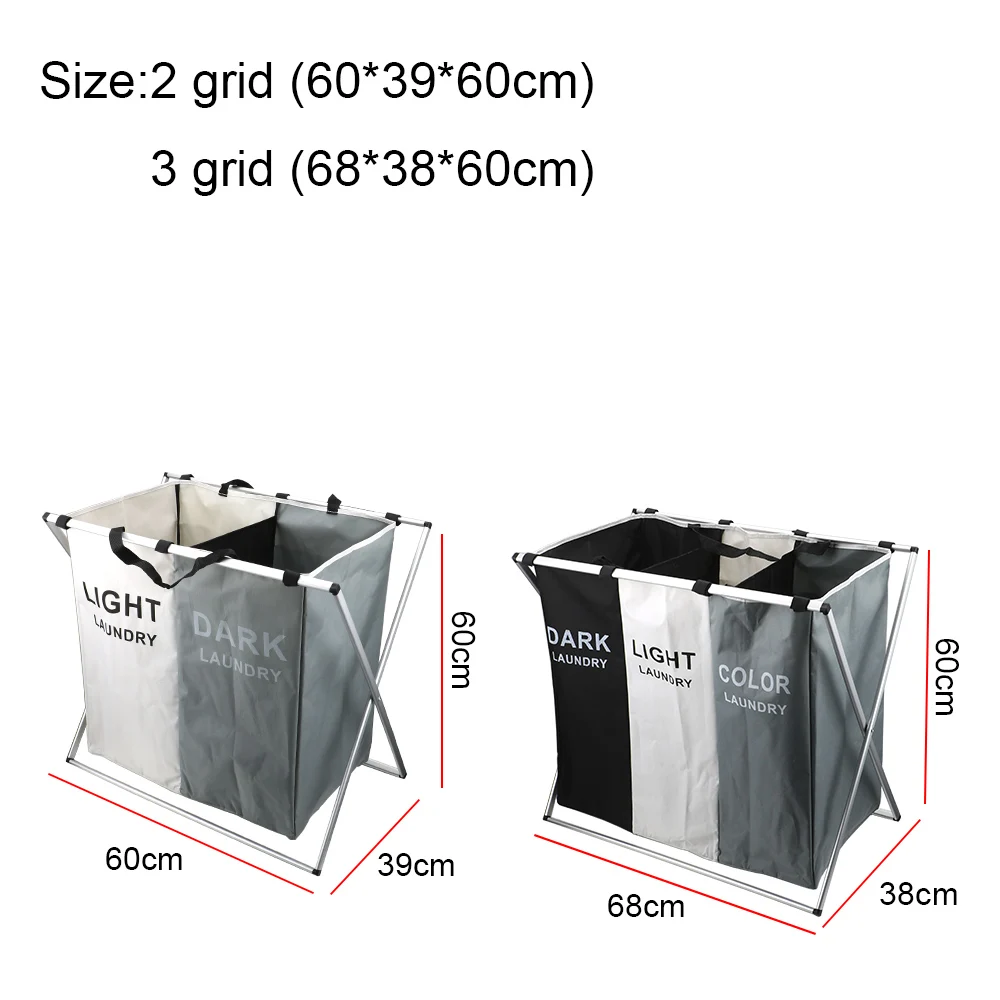 Large Collapsible Two/Three Grid Sorter Laundry Basket Home Laundry Hamper X-Shape Foldable Dirty Laundry Basket Organizer
Large Collapsible Two/Three Grid Sorter Laundry Basket Home Laundry Hamper X-Shape Foldable Dirty Laundry Basket Organizer