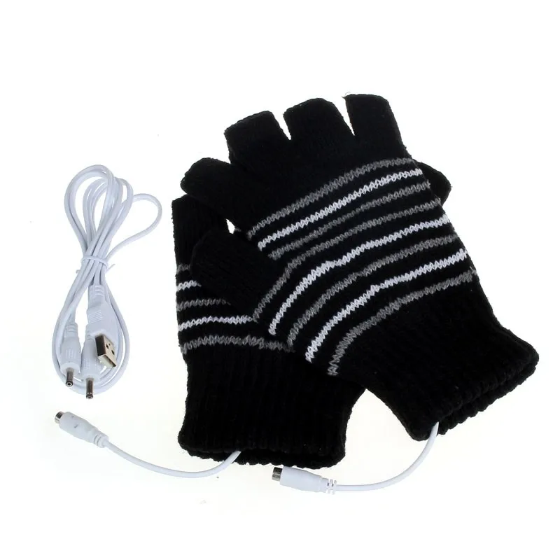 5V USB Powered Heating Gloves Winter Unisex Women Fashion Striped Glove Mitts Men Hand Warmer Heated Gloves Women's Mittens
5V USB Powered Heating Gloves Winter Unisex Women Fashion Striped Glove Mitts Men Hand Warmer Heated Gloves Women's Mittens
