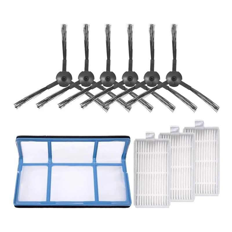 Replacement for ILIFE V3 V3S V5 V5S V5S Pro Robot Vacuum Cleaner,1x Primary Filter+3x Filters+6x Side Brushes
Replacement for ILIFE V3 V3S V5 V5S V5S Pro Robot Vacuum Cleaner,1x Primary Filter+3x Filters+6x Side Brushes