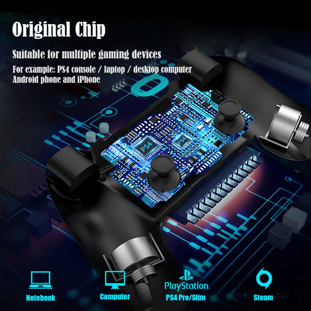 Wireless PS4 Controller Bluetooth Gamepad For PlayStation 4 Pro/Slim/PC/Android/IOS/Steam/DualShock 4 Game Joystick EU Packaging
Wireless PS4 Controller Bluetooth Gamepad For PlayStation 4 Pro/Slim/PC/Android/IOS/Steam/DualShock 4 Game Joystick EU Packaging