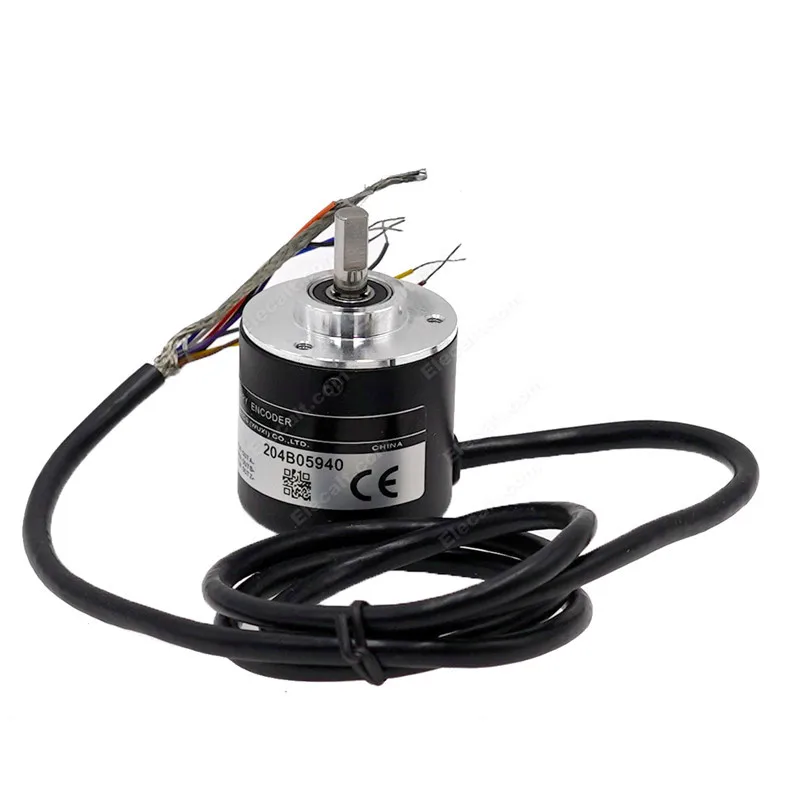 Rotary encoder TRD-2E1200V φ40mm Outer φ6mm Shaft DC4.75V-5.25V Line driver 26C31 equivalent TRD 2E1200V
Rotary encoder TRD-2E1200V φ40mm Outer φ6mm Shaft DC4.75V-5.25V Line driver 26C31 equivalent TRD 2E1200V
