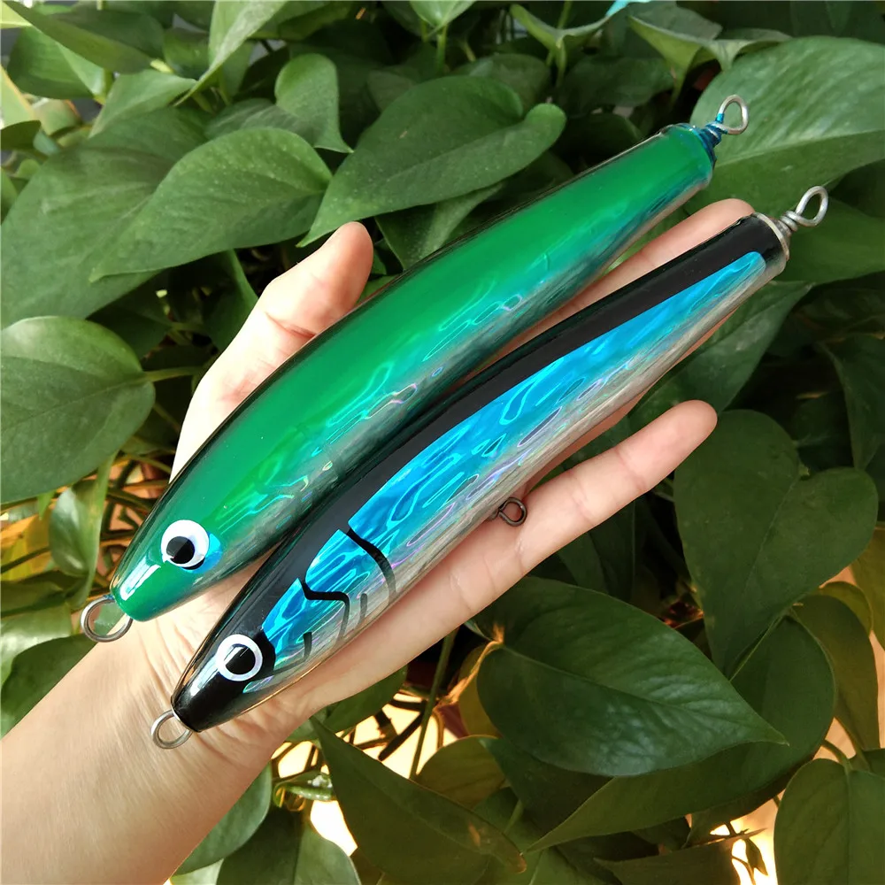 Swolfy 2pcs 17cm 50g Topwater Wooden Stickbait Surface Trolling Lure Pencil Boat Fishing Artificial Bait Lure
Swolfy 2pcs 17cm 50g Topwater Wooden Stickbait Surface Trolling Lure Pencil Boat Fishing Artificial Bait Lure