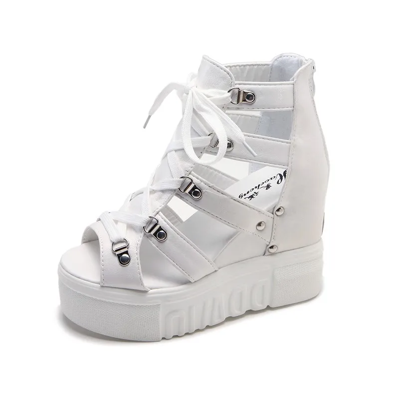 2021 New Summer Cool And Comfortable Rivet Wedge High Heel Front Lace Back Zipper Round Toe Women's Roman Sandals
2021 New Summer Cool And Comfortable Rivet Wedge High Heel Front Lace Back Zipper Round Toe Women's Roman Sandals