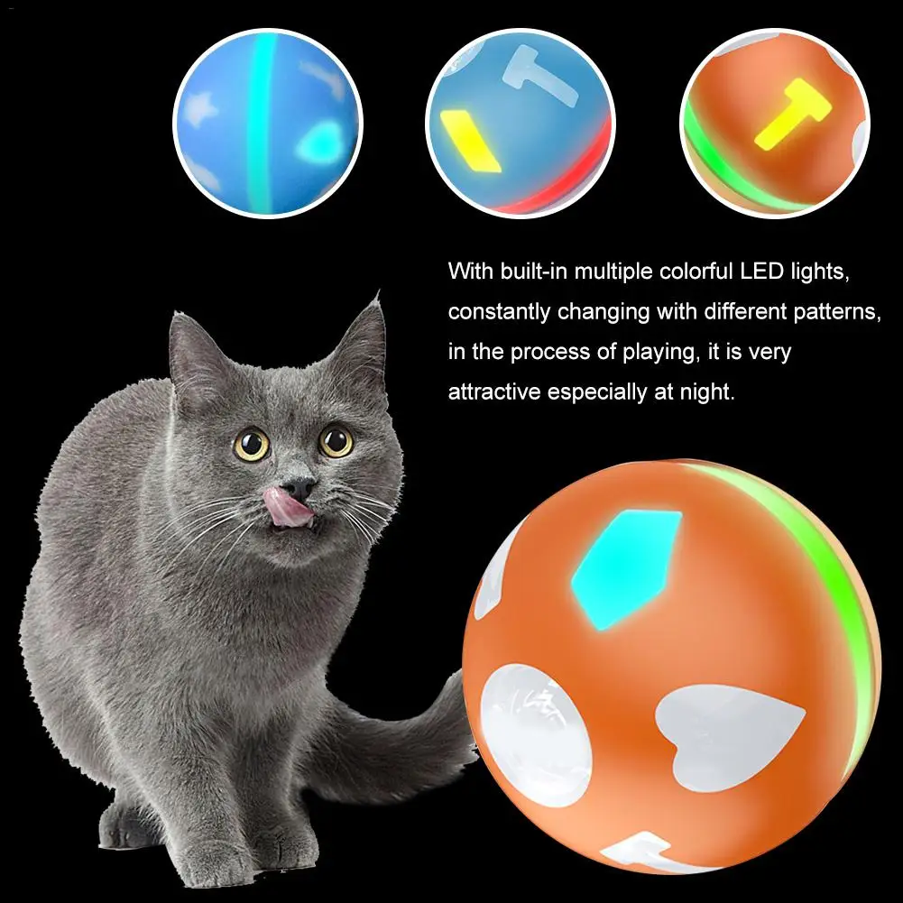 Pet Toy Ball Smart Induction Bumper Ball USB Electric P LED Rolling Flash Fun Ball
Pet Toy Ball Smart Induction Bumper Ball USB Electric P LED Rolling Flash Fun Ball