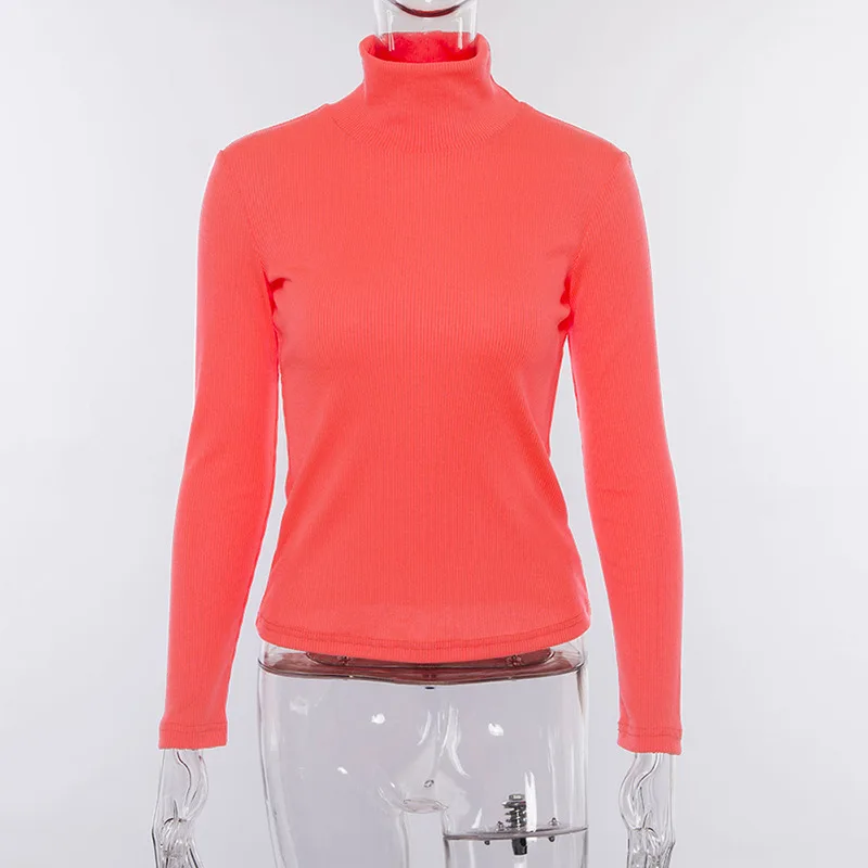 Turtleneck Sweater Neon Clothes Long Sleeve Knitted Shirts Tops Neon Green Women Top Vetement Femme 2019 Automne Maglione Donna
Turtleneck Sweater Neon Clothes Long Sleeve Knitted Shirts Tops Neon Green Women Top Vetement Femme 2019 Automne Maglione Donna