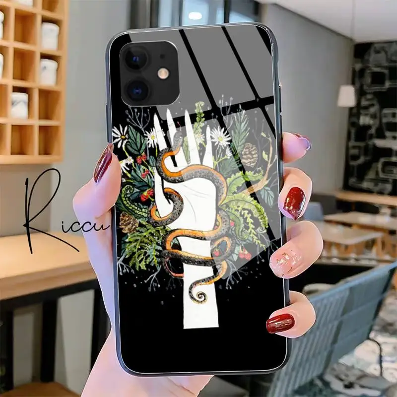 Hand snake flower pattern Phone Case Tempered Glass For iPhone 11 Pro XR XS MAX 8 X 7 6S 6 Plus SE 2020 12 Pro Max Mini case
Hand snake flower pattern Phone Case Tempered Glass For iPhone 11 Pro XR XS MAX 8 X 7 6S 6 Plus SE 2020 12 Pro Max Mini case