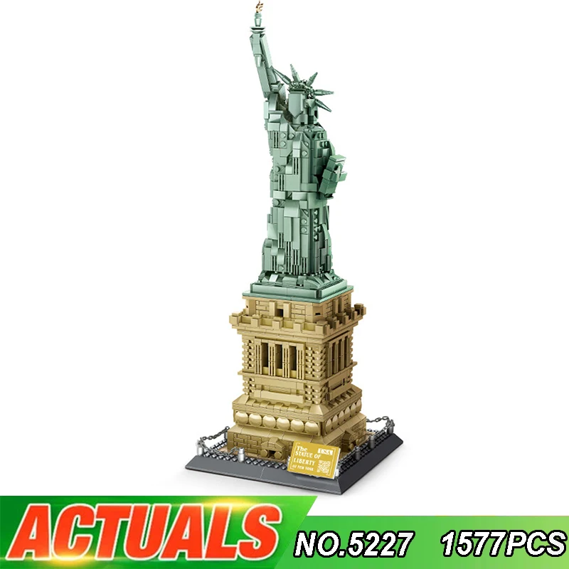 Wange 5227 Architecture Series the Statue of Liberty Model Building Blocks Set Classic MOC Streetview Toys for Children
Wange 5227 Architecture Series the Statue of Liberty Model Building Blocks Set Classic MOC Streetview Toys for Children