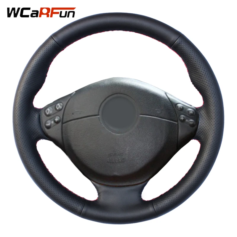 WCaRFun Black Artificial Leather Car Steering Wheel Cover for BMW E39 5 Series 1999-2003 E46 3 Series 1999-2005 E36 E53 X5 Z3
WCaRFun Black Artificial Leather Car Steering Wheel Cover for BMW E39 5 Series 1999-2003 E46 3 Series 1999-2005 E36 E53 X5 Z3