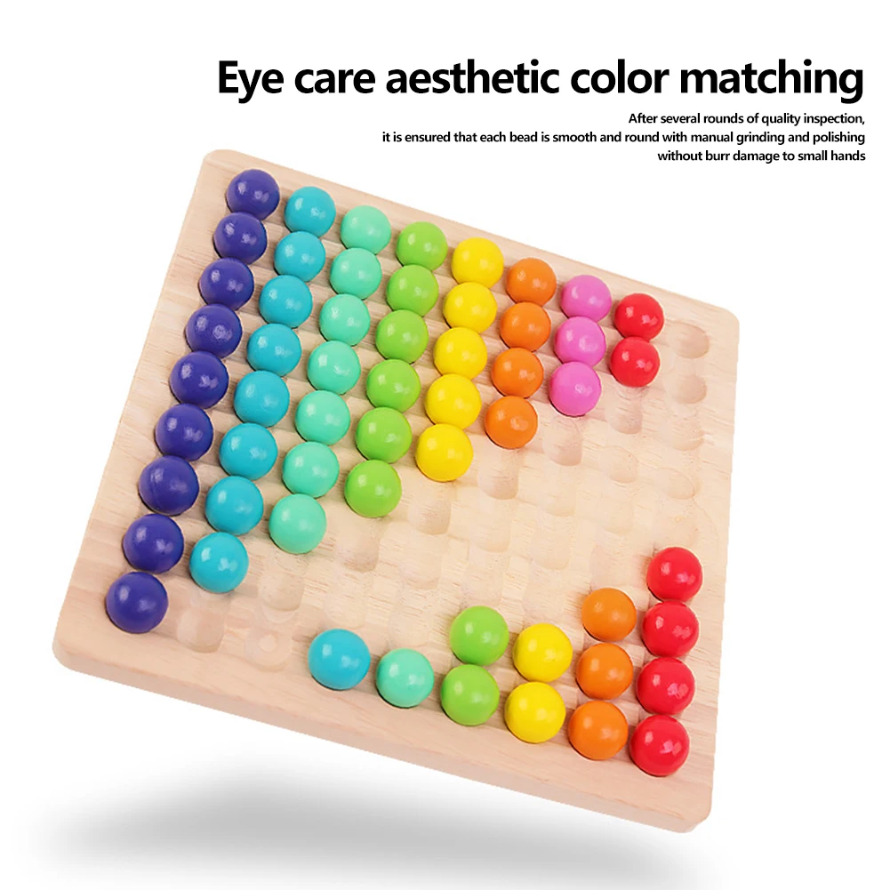 Fun Color Clip Bead Game Wooden Children Toys Kindergarten Teaching Funny Aids Intelligence Early Learning Development Attention
Fun Color Clip Bead Game Wooden Children Toys Kindergarten Teaching Funny Aids Intelligence Early Learning Development Attention
