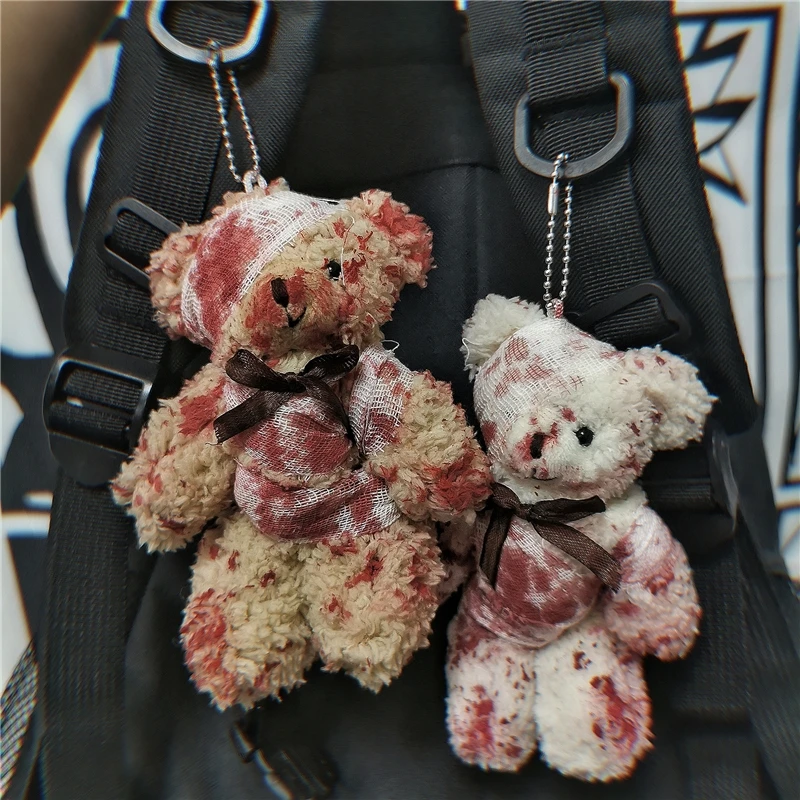 Ins Disabled Diablo Lolita Bloody Wounded Bear Bag Pendant Plush Doll Keychain Bag Pendant Female
Ins Disabled Diablo Lolita Bloody Wounded Bear Bag Pendant Plush Doll Keychain Bag Pendant Female