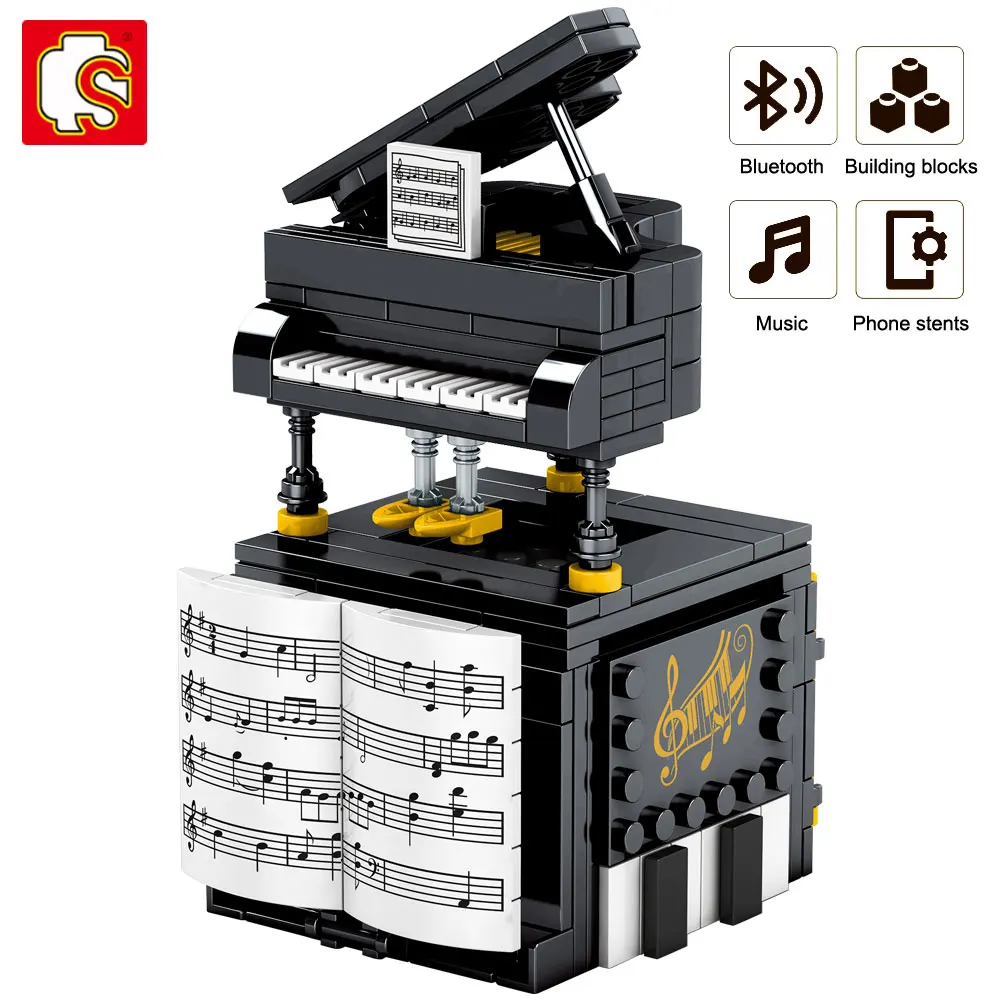 SEMBO MOC Retro Classic Piano Speaker Building Block Phone Holder Bricks Educational DIY Toys Gifts
SEMBO MOC Retro Classic Piano Speaker Building Block Phone Holder Bricks Educational DIY Toys Gifts