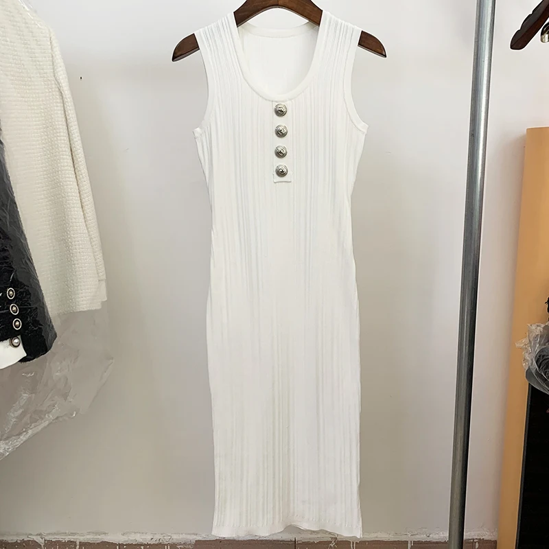 HIGH STREET New Fashion 2021 Designer Style Women's Sleeveless Brief Stretch Knit Tank Dress
HIGH STREET New Fashion 2021 Designer Style Women's Sleeveless Brief Stretch Knit Tank Dress