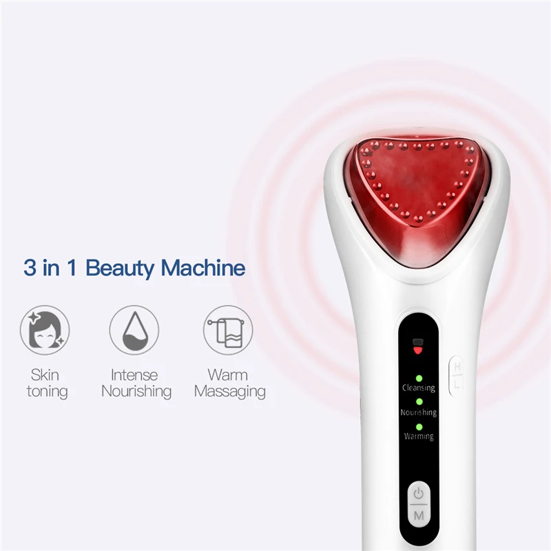 CkeyiN Electric Sonic Heating Anion Vibration Facial Massager Deep Face Cleansing Skin Lifting Tighten Anti Aging Beauty Care
CkeyiN Electric Sonic Heating Anion Vibration Facial Massager Deep Face Cleansing Skin Lifting Tighten Anti Aging Beauty Care