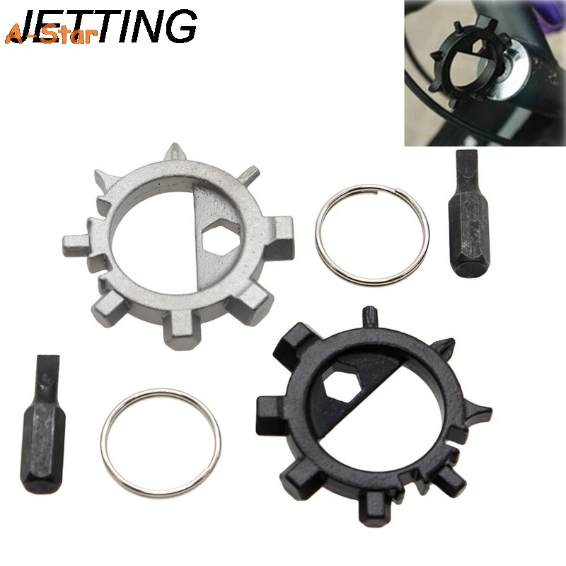 JETTING 1Set Multi-functional Stainless Steel Screwdriver Key Ring EDC Tool Bottle Opener Bicycle Adjust Tools Grey Black Color
JETTING 1Set Multi-functional Stainless Steel Screwdriver Key Ring EDC Tool Bottle Opener Bicycle Adjust Tools Grey Black Color