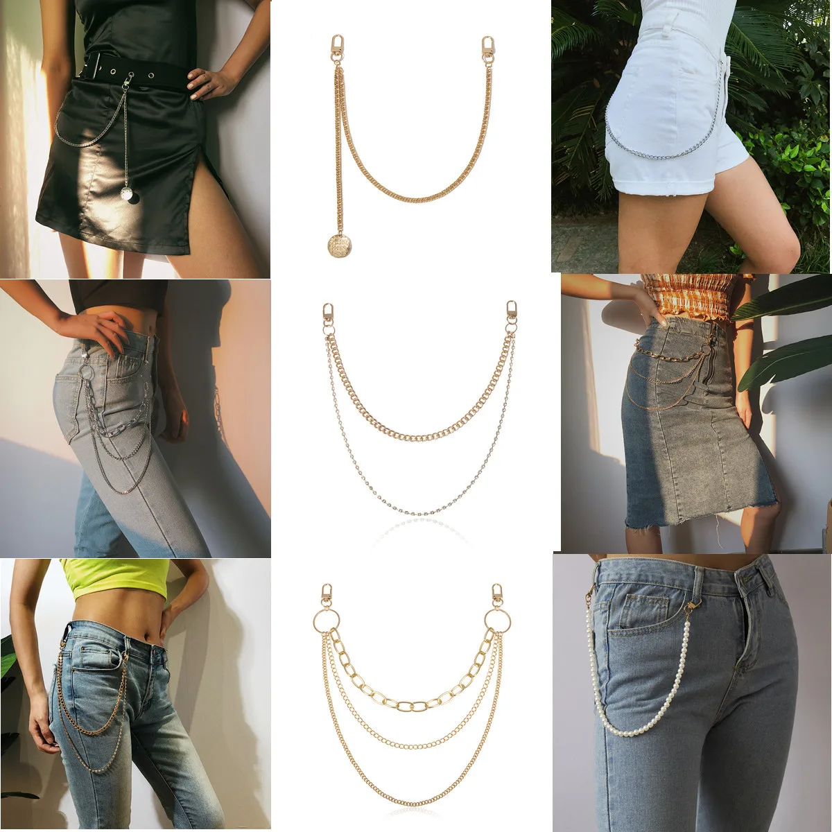 Tassel Gold Chain Belt for Women Dresses Designer Brand Luxury Punk Fringe Silver Waist Belts Female Metal Golden Dress Belt
Tassel Gold Chain Belt for Women Dresses Designer Brand Luxury Punk Fringe Silver Waist Belts Female Metal Golden Dress Belt