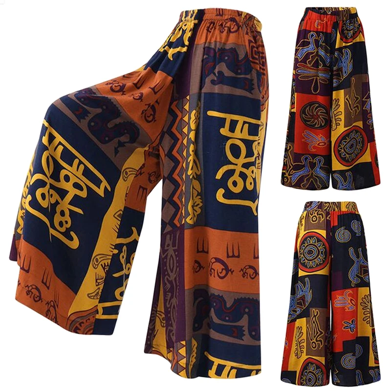 Summer Wide Leg Pants Women Casual Loose New Flare Vintage Pants Trousers Elastic Waist Streetwear
Summer Wide Leg Pants Women Casual Loose New Flare Vintage Pants Trousers Elastic Waist Streetwear