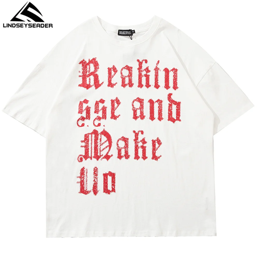 LINDSEY SEADER T-Shirts Hip Hop Letters Print Short Sleeve Streetwear Harajuku Punk Rock Casual Cotton Tshirts Loose Tee Tops
LINDSEY SEADER T-Shirts Hip Hop Letters Print Short Sleeve Streetwear Harajuku Punk Rock Casual Cotton Tshirts Loose Tee Tops