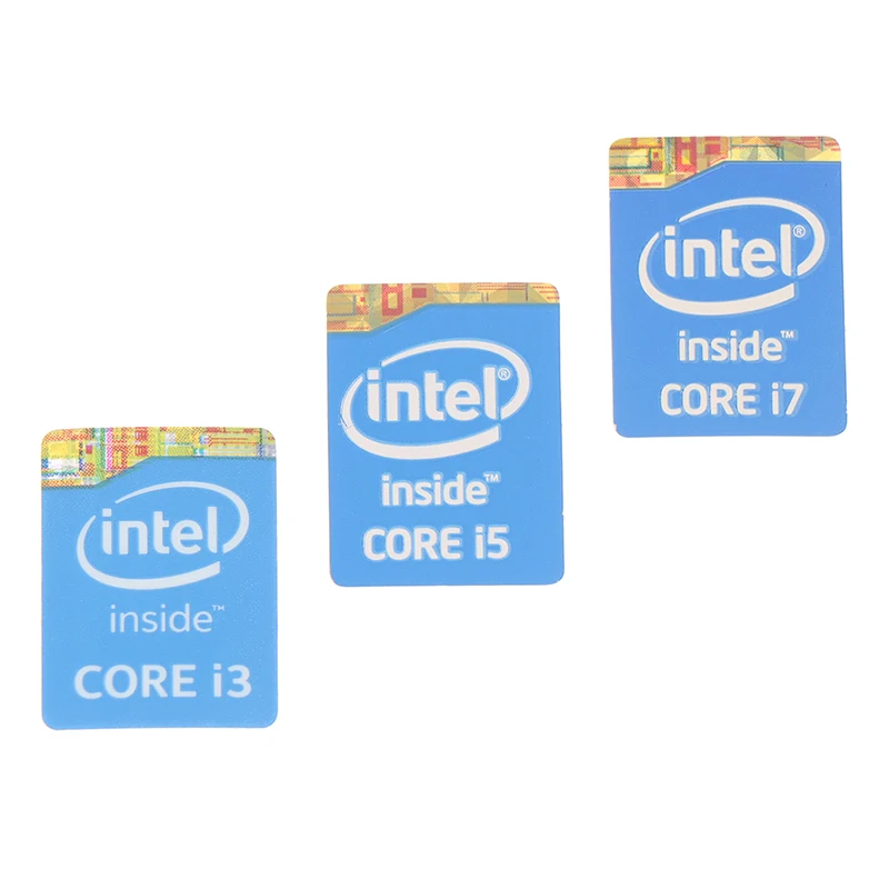Наклейка 4-го поколения Intel Core I3 I5 I7 5 шт. | Электроника