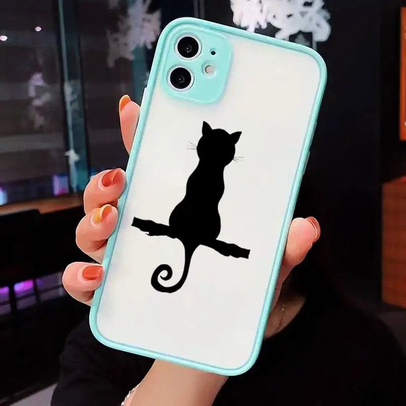 Cute Cat Black Cat Cartoon high quality Phone Cases matte transparent For iphone 7 8 11 12 plus mini x xs xr pro max cover
Cute Cat Black Cat Cartoon high quality Phone Cases matte transparent For iphone 7 8 11 12 plus mini x xs xr pro max cover