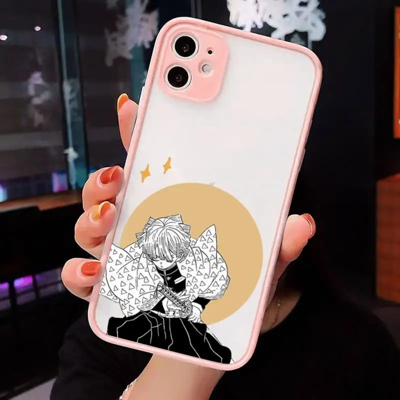 Kimetsu no Yaiba Phone Case matte transparent For Pink iPhone 7 8 x xs xr 11 12 pro plus max mini Clear Funda
Kimetsu no Yaiba Phone Case matte transparent For Pink iPhone 7 8 x xs xr 11 12 pro plus max mini Clear Funda