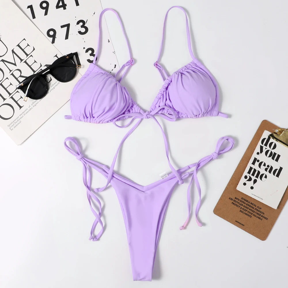 2021 Fold Bikini Biquini Brazilian top beach Swimsuit Sexy high Cut Swimwear Women push up Maillot De Bain Femme
2021 Fold Bikini Biquini Brazilian top beach Swimsuit Sexy high Cut Swimwear Women push up Maillot De Bain Femme