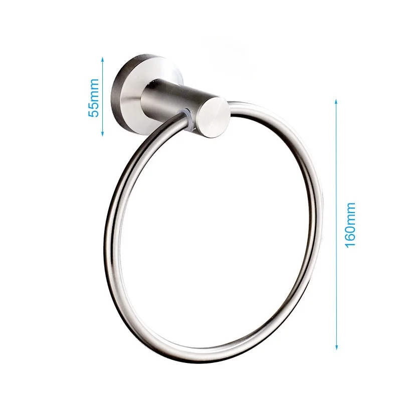 Wall Mounted Towel Ring Circle Door Hanger Towel Rack Ring Bathroom Hardware Stainless Steel BrushedBathroom Hand Towel Holder
Wall Mounted Towel Ring Circle Door Hanger Towel Rack Ring Bathroom Hardware Stainless Steel BrushedBathroom Hand Towel Holder