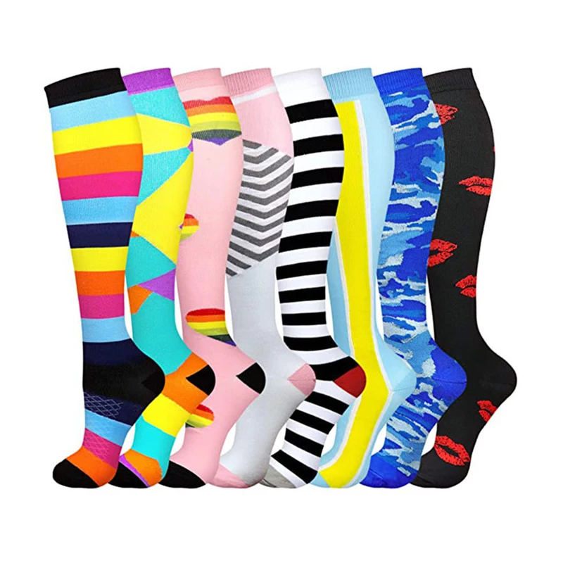 Wholesale Men and Women Compression Socks Long Tube Pressure Running Hiking Outdoor Sports Socks Fashion Long Socks For Women 
Wholesale Men and Women Compression Socks Long Tube Pressure Running Hiking Outdoor Sports Socks Fashion Long Socks For Women