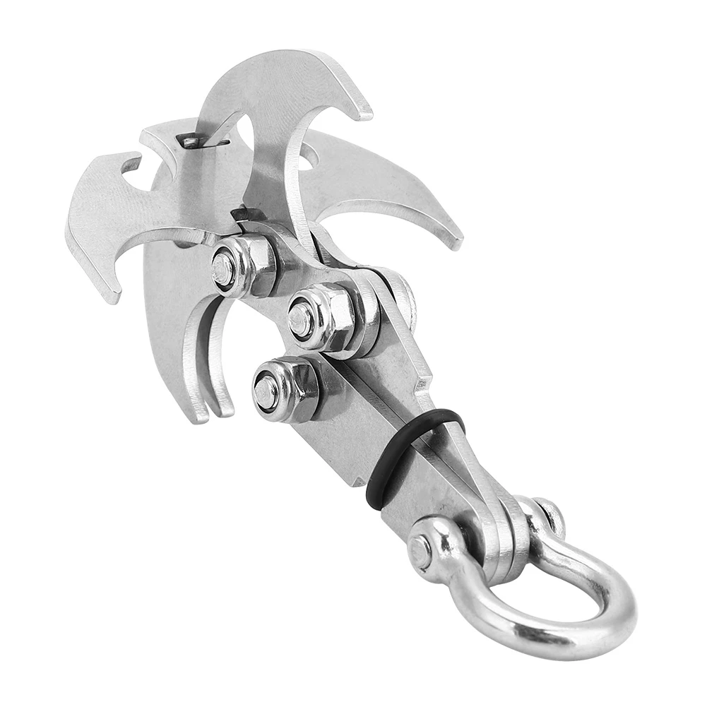 Professional Foldable Gravity Grappling Hook Climbing Claw Outdoor Survival Carabiner Tool Outdoor Climbing Accessories
Professional Foldable Gravity Grappling Hook Climbing Claw Outdoor Survival Carabiner Tool Outdoor Climbing Accessories
